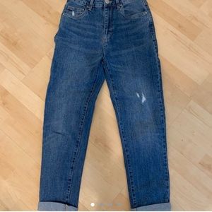 High waist mom jeans